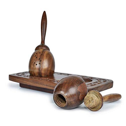 Salt and Pepper Shakers with Wooden Tray (3-Piece Set) - Stylla London