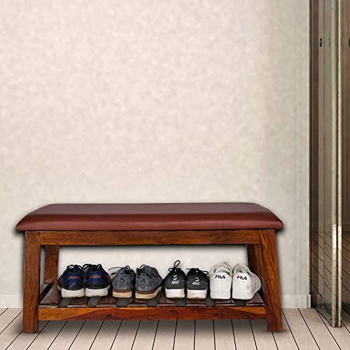 Hallway Shoe Bench with Cushioned Seat - Stylla London