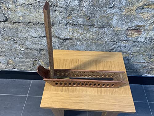 Handmade Wooden Incense Stick Holder Cone Burner Stand - Boat Design - Stylla London