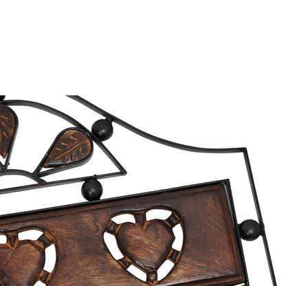 Wall Mounted Coat Hanger Hooks - Hearts Design - Stylla London
