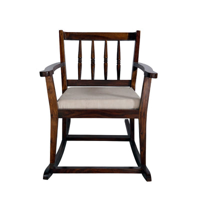 Sheesham Wood Rocking Chair - Classic Design - Stylla London