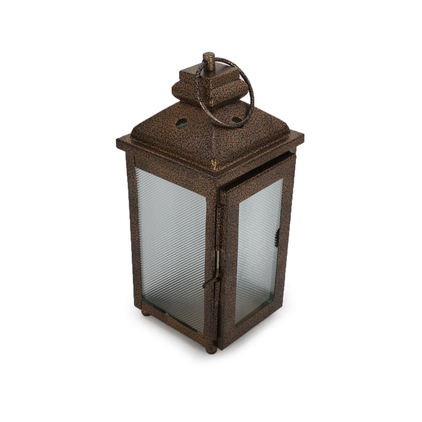 Rustic Brass Finished Moroccan Candle Lantern - Classic Design - Stylla London
