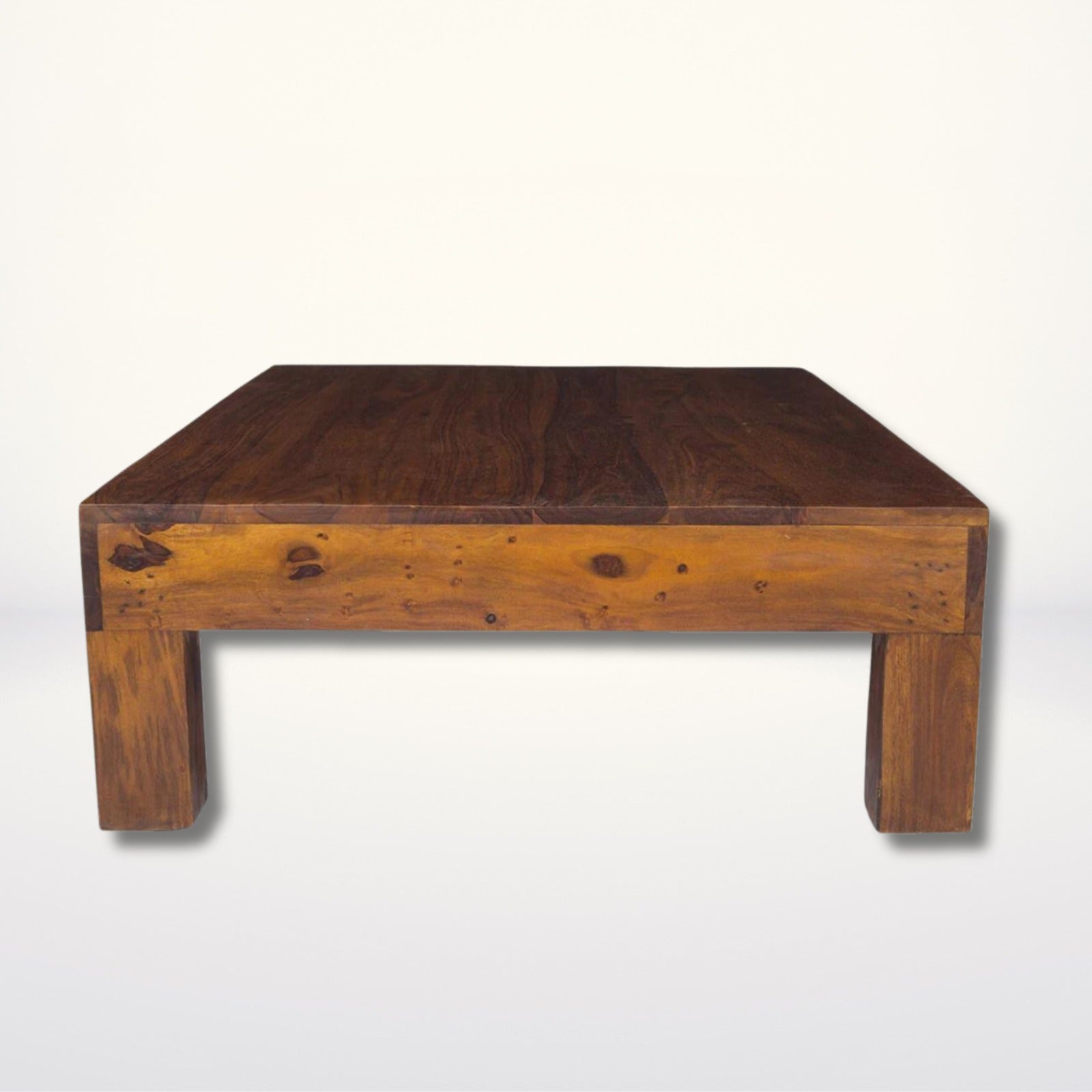 Contemporary Wooden Low Coffee Table - Stylla London